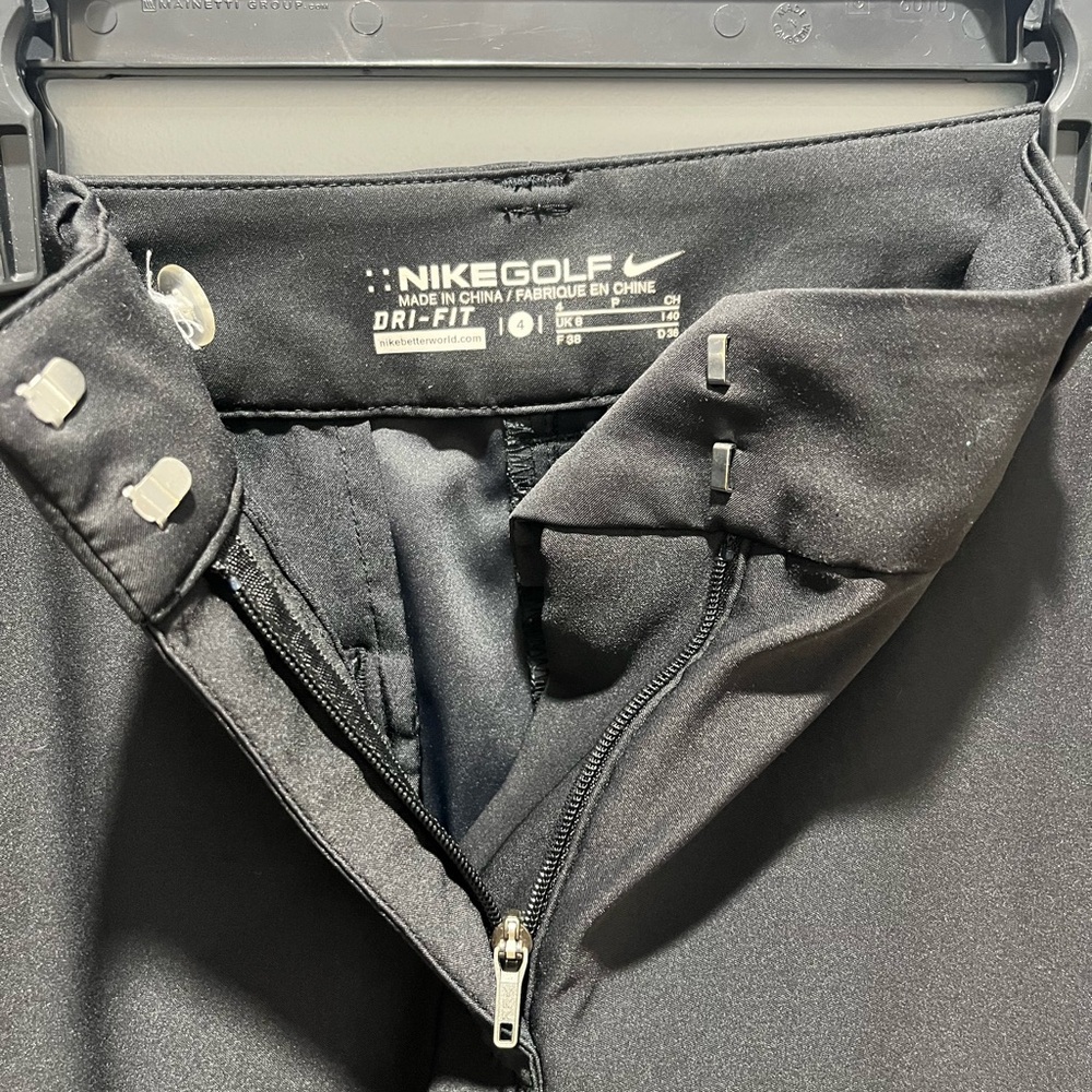 Nike Golf Women's Black Dri-FIT Victory Pants Slim Fit Size 4 - Picture 7 of 10